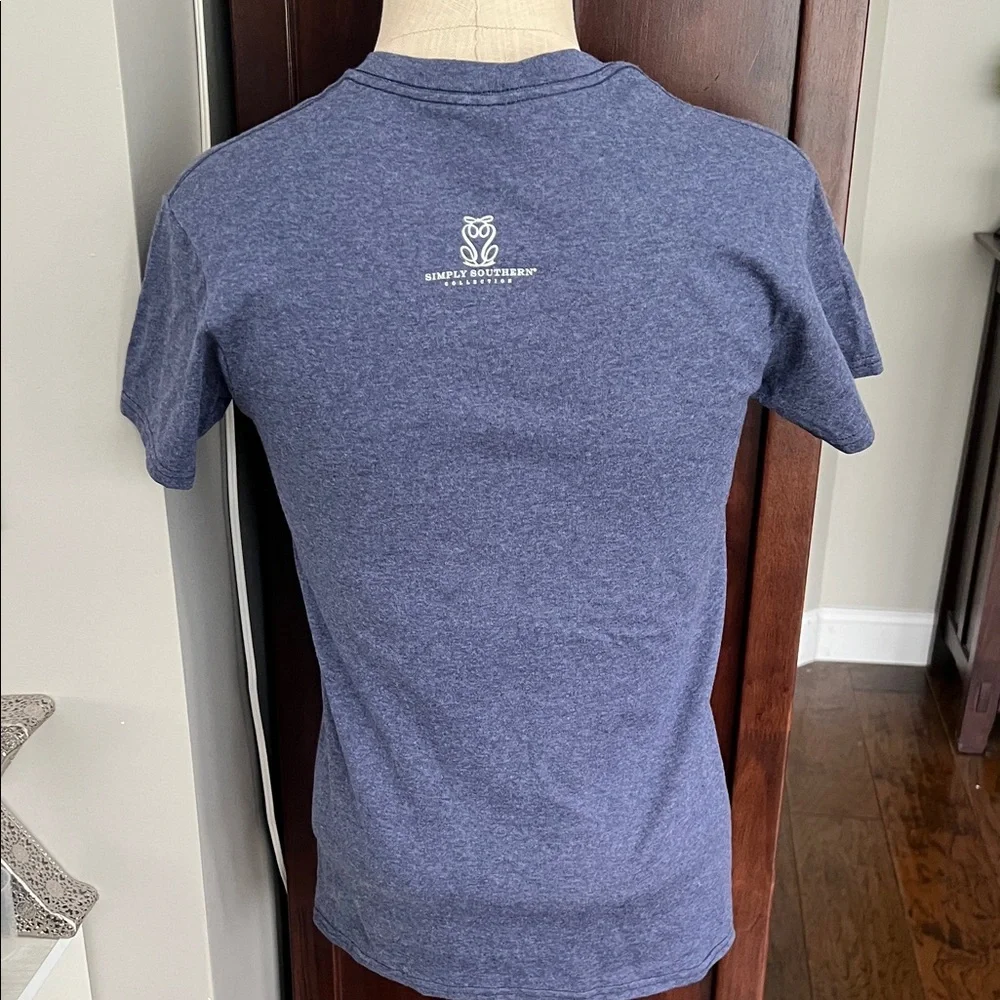 Simply Southern Cool Mama Bear T-Shirt - Navy - Picture 2 of 4